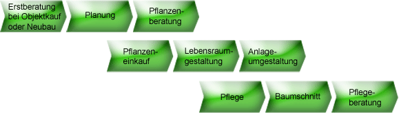 Beratung, Planung, Pflanzen, Gestaltung, Umgestaltung, Pflege, Baumschnitt, Pflegeberatung